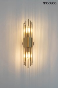 Amadeo kinkiet 2-punktowy złoty MSE010400196