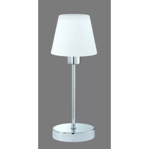 Luis II lampa stołowa 1-punktowa chrom/biała 595700106