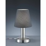 Mats II lampa stołowa 1-punktowa nikiel/szara 599700142