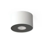 Lampa sufitowa Point S, 1-punktowa, w kolorze białym. Okrągła, matowa obudowa z widocznym gniazdem na żarówkę, montowana na suficie. Prosty design, idealna do nowoczesnych wnętrz.