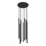 Laser lampa wisząca 7-punktowa czarna 8920