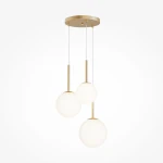 Basic form lampa wisząca 3-punktowa złota MOD321PL-03G1