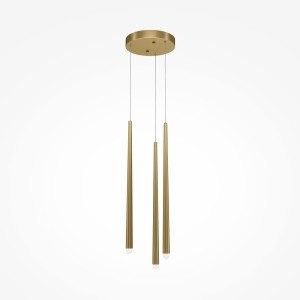 Cascade LED lampa wisząca 3-punktowa  mosiądz MOD132PL-L36BSK1