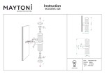 Kinkiet Dynamics 2-punktowy w kolorze czarnym, z cylindrycznymi oprawami. Montowany na ścianie, z dwoma źródłami światła. Widoczny detal montażowy oraz wymiary: 290 mm wysokości, 160 mm głębokości. Przeznaczony do oświetlenia wnętrz.