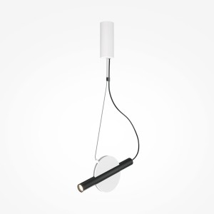 Enigma LED lampa wisząca 1-punktowa biała MOD150PL-L5W3K