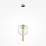 Flusso lampa wisząca 1-punktowa brązowa P095PL-01BZ1