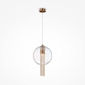 Flusso lampa wisząca 1-punktowa brązowa P095PL-01BZ1