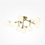 Dallas lampa sufitowa 12-punktowa złota/biała MOD545CL-12BS