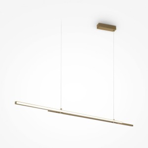 Halo LED lampa wisząca 2-punktowa mosiądz MOD005PL-L36BSK