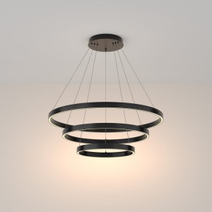 Rim 3000K LED lampa wisząca 3-punktowa czarna MOD058PL-L100B3K