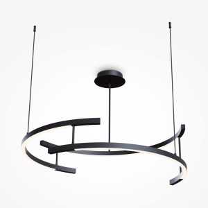 Line 3000K LED lampa wisząca 3-punktowa czarna MOD054PL-L52B3K