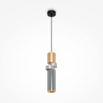 Palette  lampa wisząca 1-punktowa  czarna/multikolor MOD303PL-01CFL3
