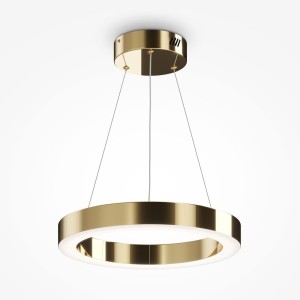 Saturno D40 LED lampa wisząca 1-punktowa mosiądz MOD415PL-L36BS4K