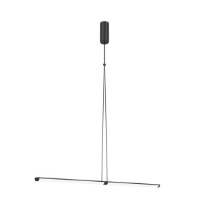 Supersymmetry LED lampa wisząca 1-punktowa czarna P096PL-L11BK1