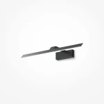 Decart LED kinkiet 1-punktowy czarny MIR010WL-L12B4K