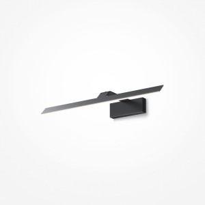Decart LED kinkiet 1-punktowy czarny MIR010WL-L12B4K