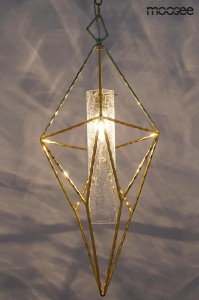 Havana M lampa wisząca 1-punktowa złota MSE010100129