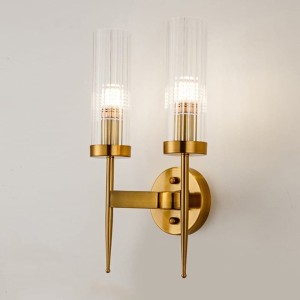 Torch Twin kinkiet 2-punktowy złoty MSE010400199