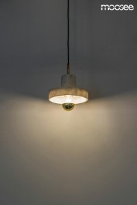 Arco 20 lampa wisząca 1-punktowa złota/jasny marmur MSE010100132