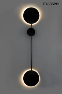 Shadow 2 LED kinkiet 2-punktowy czarny MSE010100353