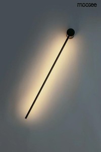 Ombre 80 LED kinkiet 1-punktowy czarny  MSE010100382