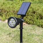 Solar oprawa dogruntowa solarna na szpikulcu czarna