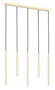 Collet lampa wisząca 5-punktowa złota 63161