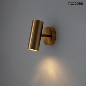 Spot kinkiet 1-punktowy złoty MSE010400215