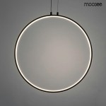 Circulo 80 LED lampa wisząca 1-punktowa czarna MSE010100373