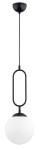 Vavil D200 lampa wisząca 1-punktowa czarna 61233