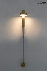 Clarid LED kinkiet 1-punktowy złoty MSE010400206