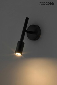 Prisma LED kinkiet 1-punktowy czarny MSE010100296