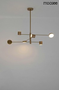 Piazetta LED lampa wisząca 6-punktowa złota MSE010100124
