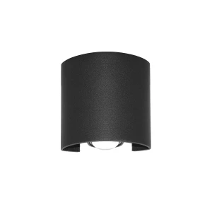 Ortelo LED kinkiet elewacyjny czarny OWL-451-1-BL