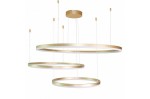 Halo 100+80+60 LED lampa wisząca 3-punktowa złota AZ4708