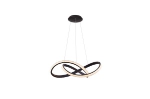 Infinity D80 LED lampa wisząca (z pilotem) czarna AZ5096
