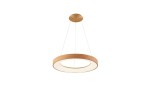 Santana D80 3000-6500K LED lampa wisząca (z pilotem) 1-punktowa drewno AZ5014