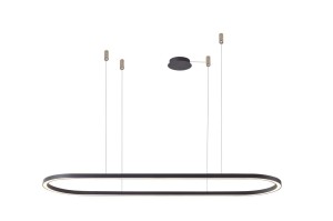 Elena D120 LED lampa wisząca czarna AZ5055