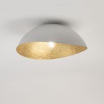 Solaris S lampa sufitowa 1-punktowa biała/złota 40611