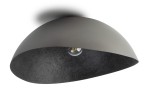 Solaris L lampa sufitowa 1-punktowa srebrna/czarna 40627