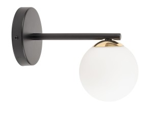 Piano kinkiet 1-punktowy czarny 33662