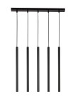 Sopel Prosty lampa wisząca 5-punktowa czarna 33615