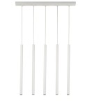 Sopel Prosty lampa wisząca 5-punktowa biała 33616