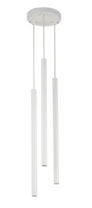 Sopel Koło lampa wisząca 3-punktowa biała 33623