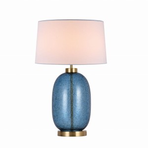 Amur lampa stołowa 1xE27 LP-919/1T blue