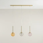 Bosso lampa wisząca 3xG9 mosiądz/multikolor 1119E_40