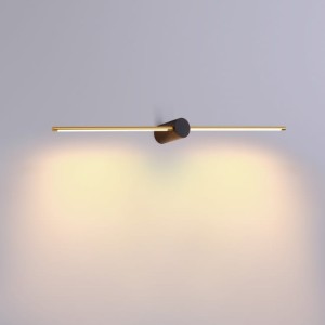 Wand 467A kinkiet 2xLED 10W czarny/złoty