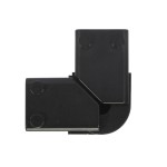 Łącznik kątowy do szyn magnetycznych SLIM czarny