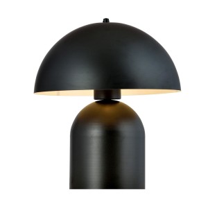 Kava lampa stołowa  1xE27 czarna 1307/LN1