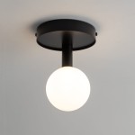 Perla lampa sufitowa 1xG9 czarna/biała 33483